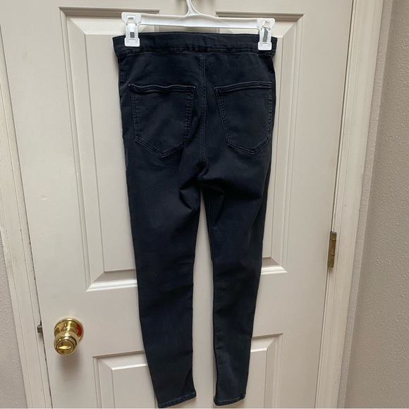 Topshop Black Joni Jeans - Picture 4 of 6